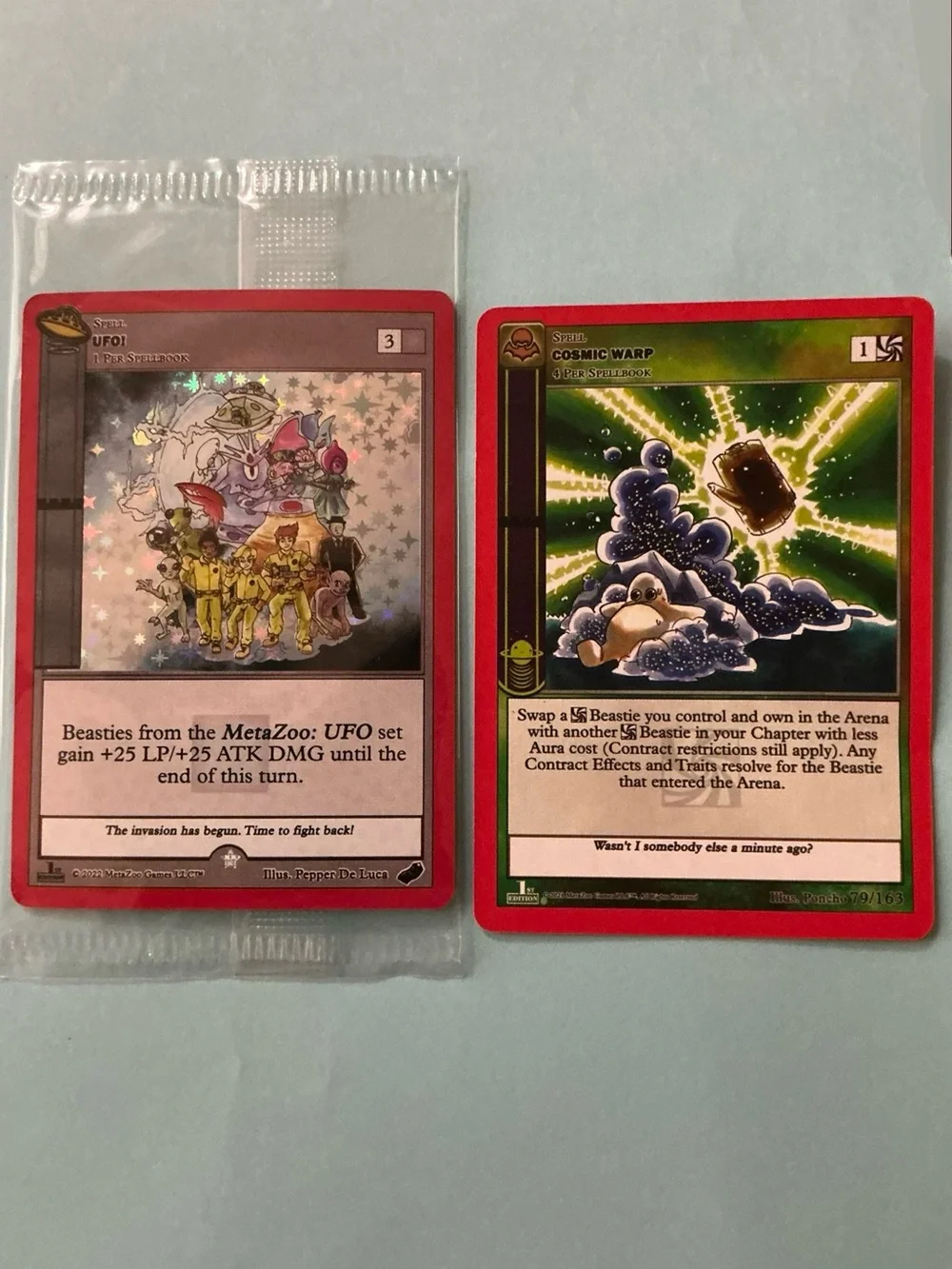 Meta Zero Unopened UFO and Opened Cosmic Wrap
